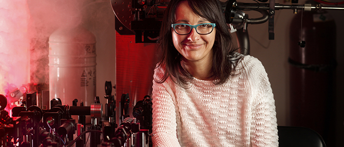 Jelena Vuckovic in her lab