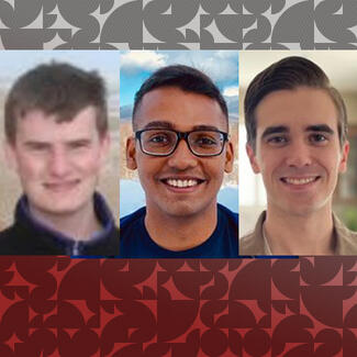 Dennis Rich (PhD candidate), Robert Radway (PhD candidate), and Tathagata Srimani (postdoc scholar)